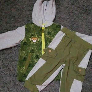 Jungle book jacket and pants set